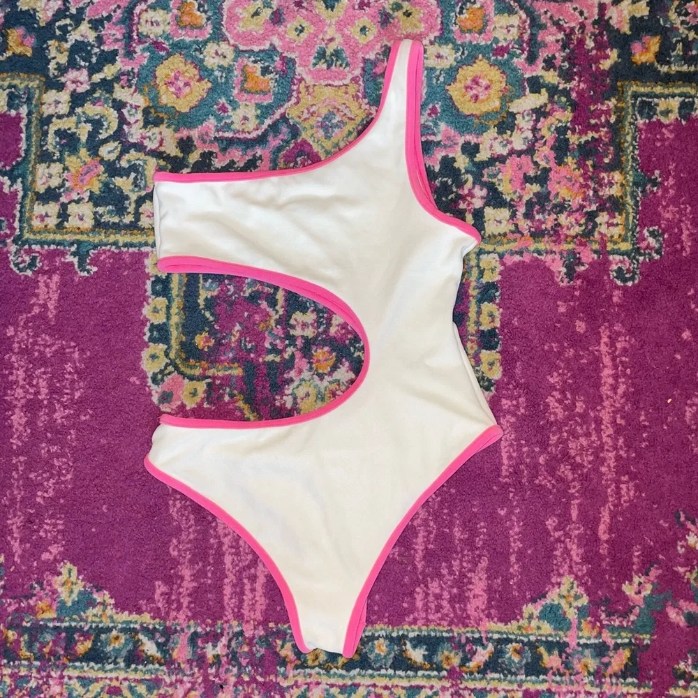 Frankie's Bikinis Cash Terry One Piece Swimsuit